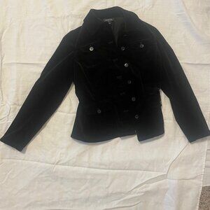 Jones New York Signature Black Velvet Jacket